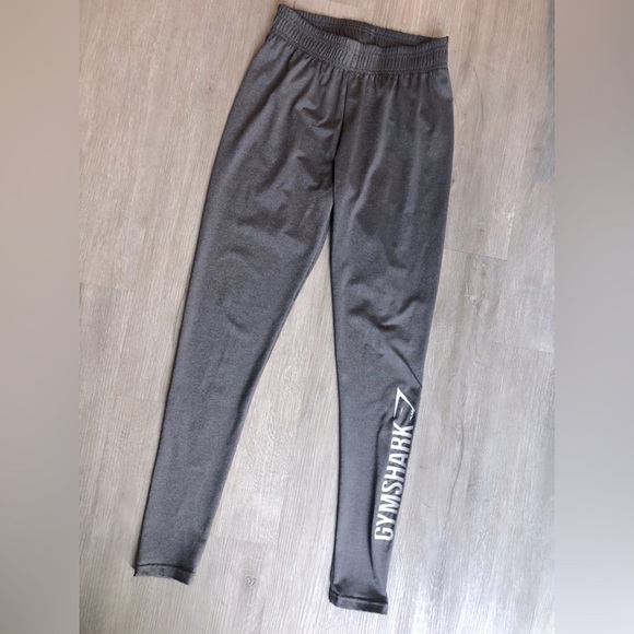 GYMSHARK size small gray work out athletic leggings - Picture 1 of 3